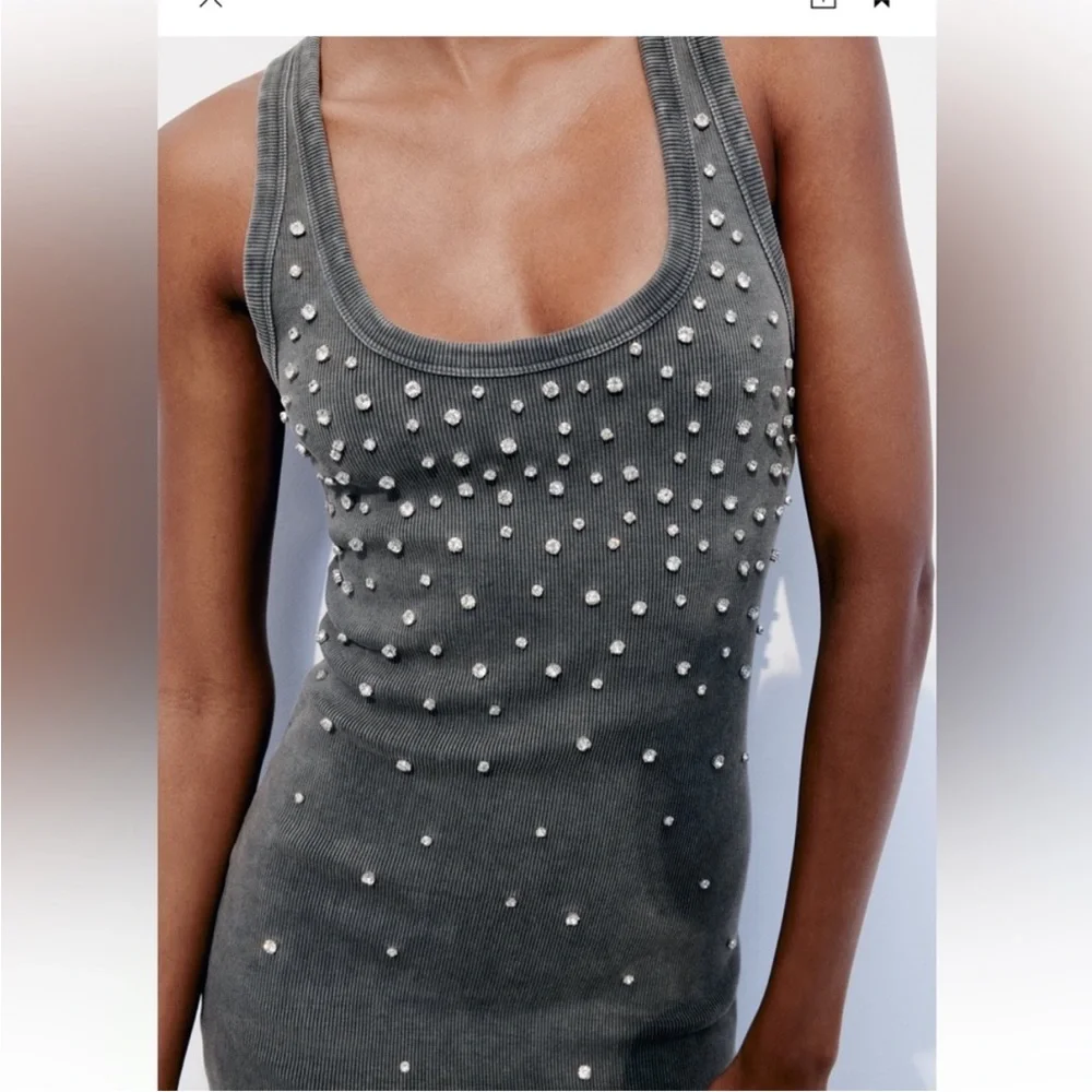 Zara Rhinestone Maxi Dress - Picture 3 of 9